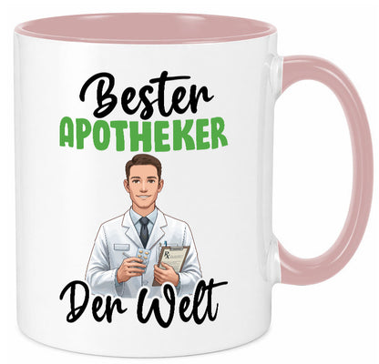 Bester Apotheker | Apotheke Pharmazie v2 Humor Geschenkidee Tasse