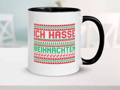 Ich Hasse Weihnachten | Ugly Christmas anti v2 Humor Geschenkidee Tasse