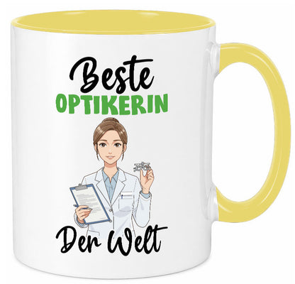 Beste Optikerin | Augenoptik v2 Geschenk Humor Geschenkidee lustiger Spruch