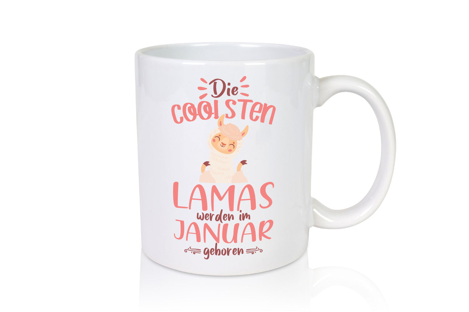 Die Coolsten Lamas werden im Januar Geboren | Lama Geschenk Humor Geschenkidee