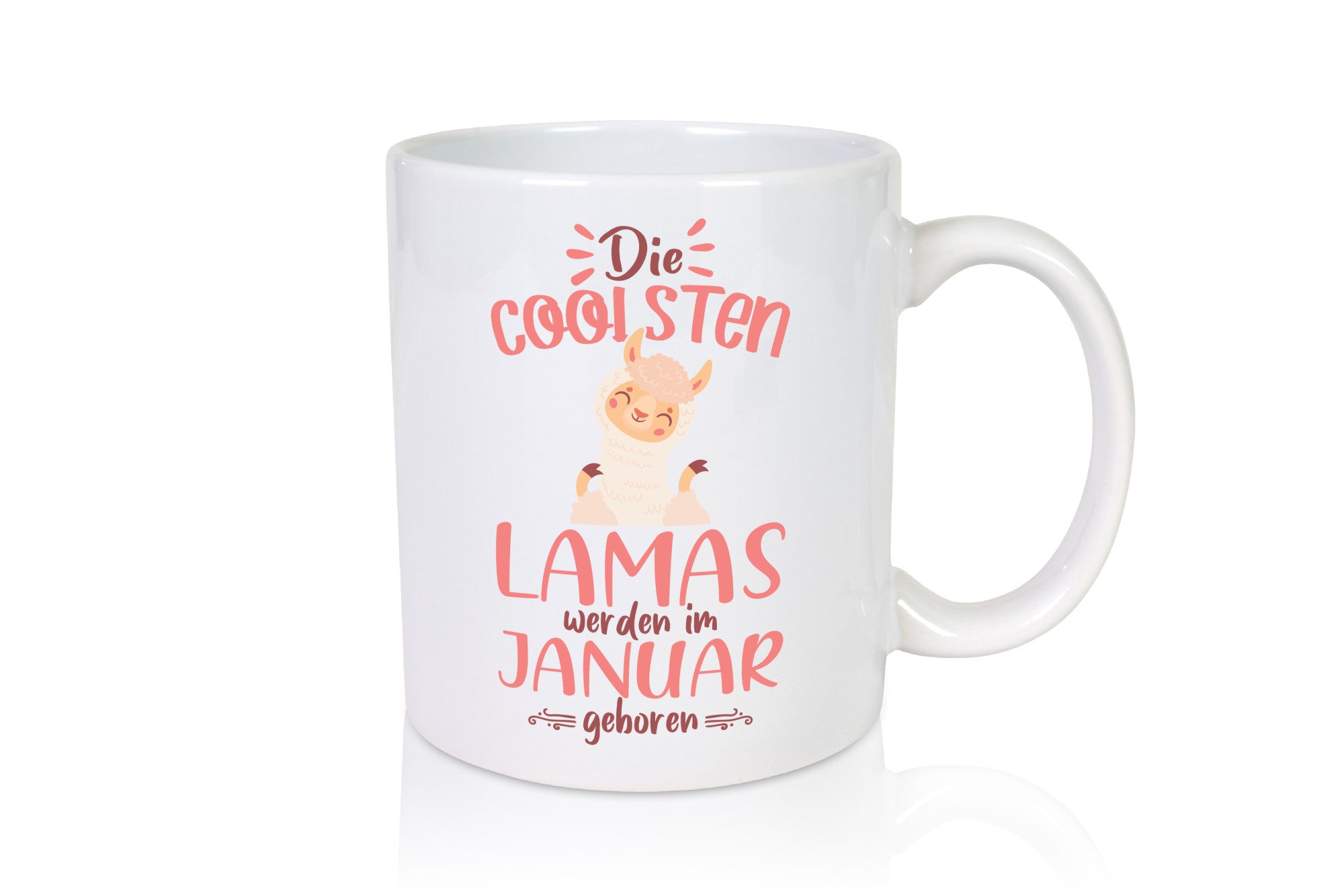 Die Coolsten Lamas werden im Januar Geboren | Lama Geschenk Humor Geschenkidee