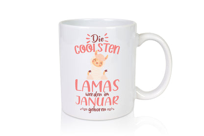 Die Coolsten Lamas werden im Januar Geboren | Lama Geschenk Humor Geschenkidee
