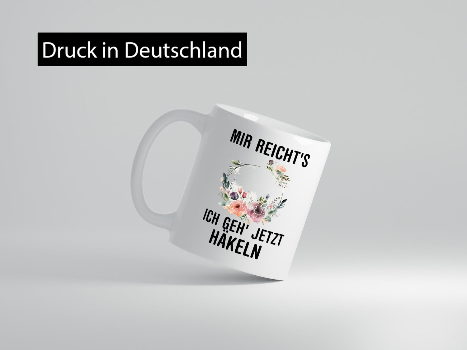 Ich geh` jetzt häkeln | Häkelzubehör Freundin Geschenkidee Humor Tasse