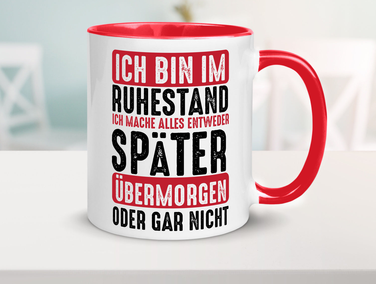 Ich mache alles später oder gar nicht | Rentner Ruhestand Geschenkidee Jubiläum