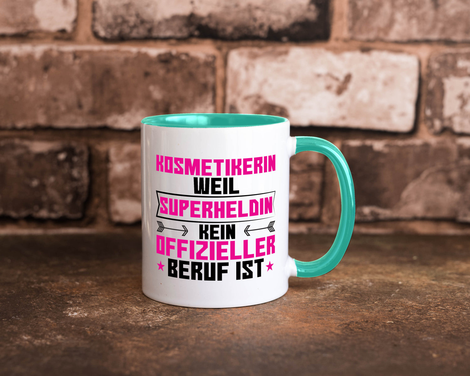 Superheldin Kosmetikerin | Kosmetik Stylistin Visagistin Geschenk Humor