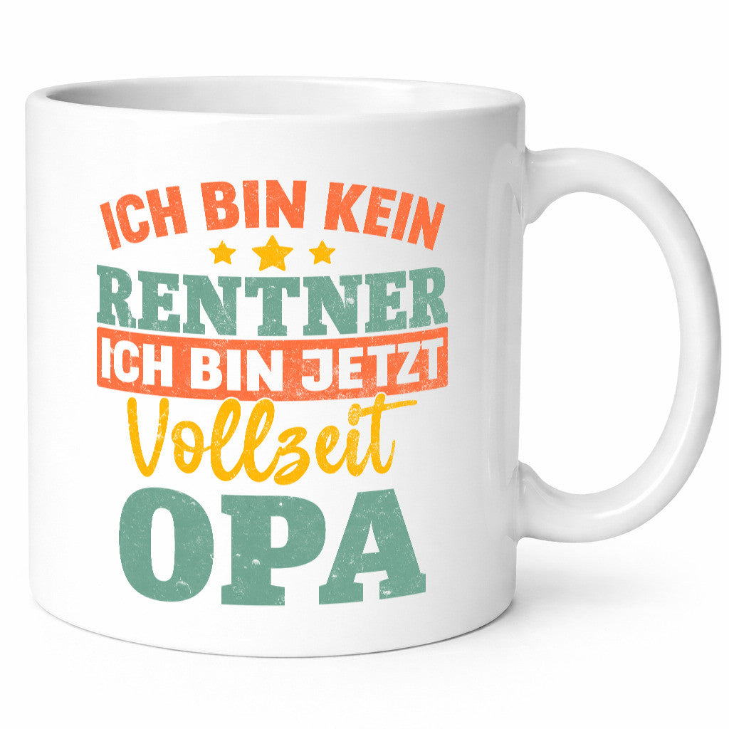 Ich bin kein Rentner, sondern Vollzeit-Opa | Ruhestand v2 lustiger Spruch Geschenk Familie