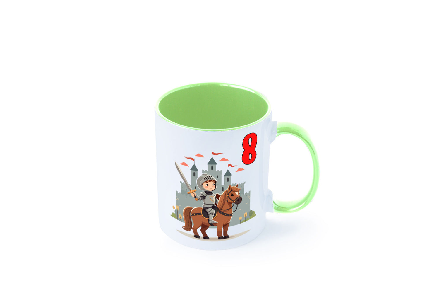 8. Geburtstag | 8 Jahre Ritter Junge Schloss Geschenk Geschenkidee lustiger
