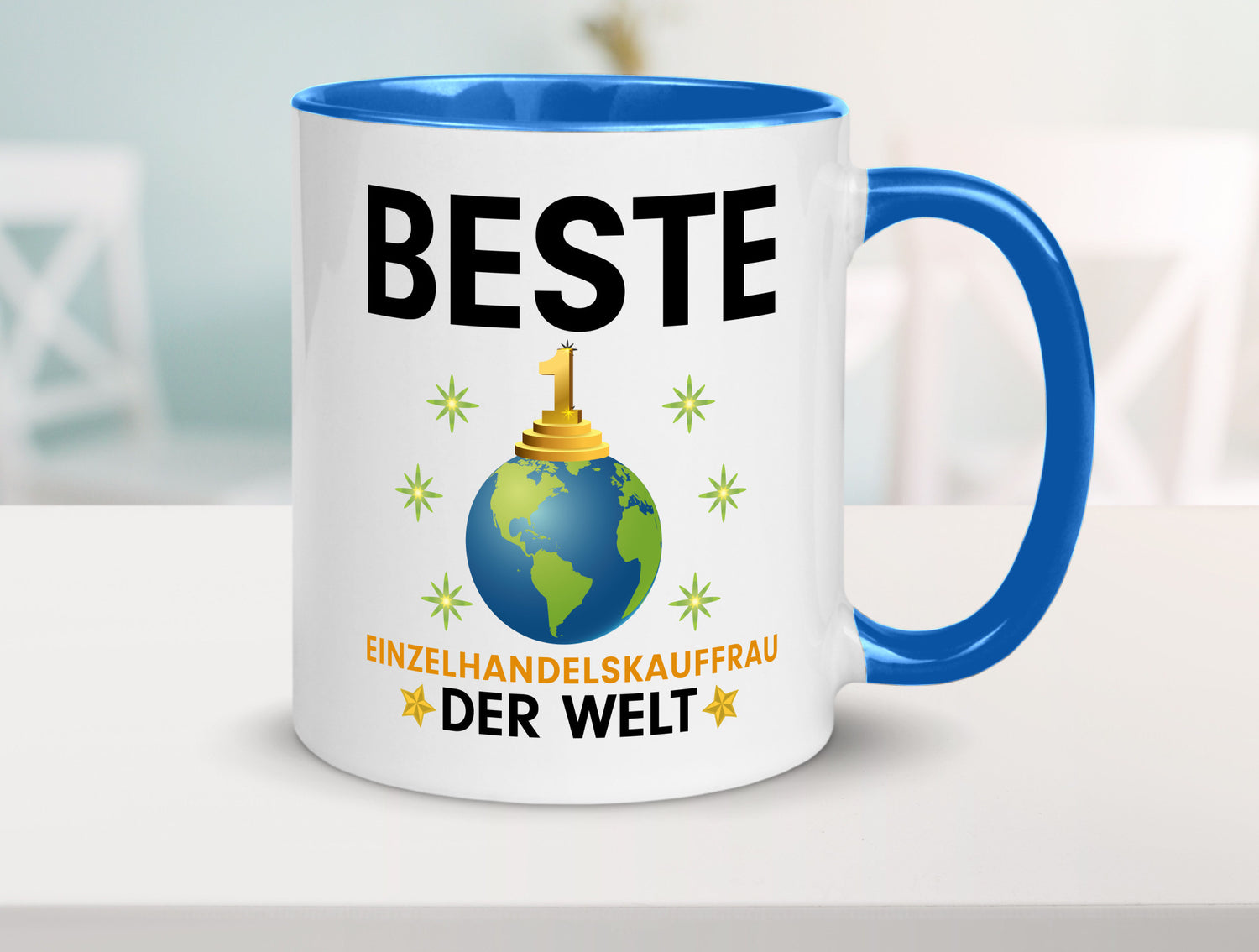 Welt Beste Einzelhandelskauffrau | Einzelhandel Geschenkidee Humor Tasse