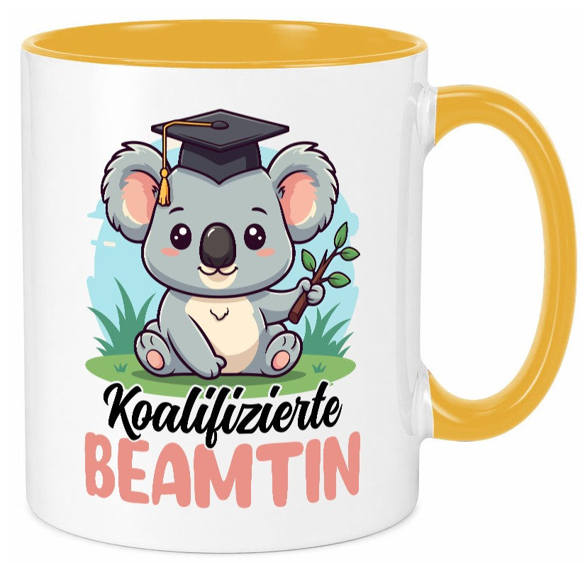 Koalifizierte Beamtin | Verbeamtung Dienst lustig Humor Geschenkidee Geschenk Tasse