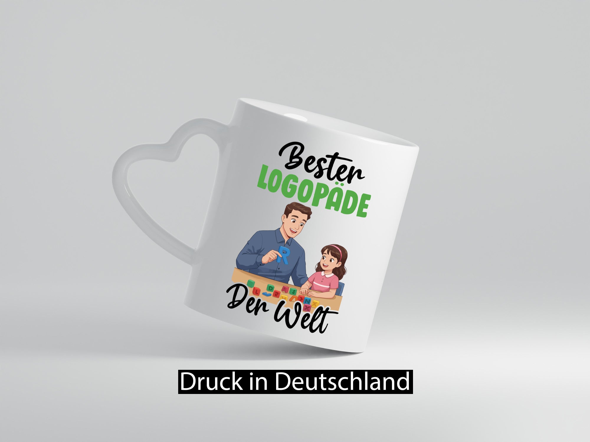 Bester Logopäde | Sprachtherapie v2 Geschenkidee Humor Tasse