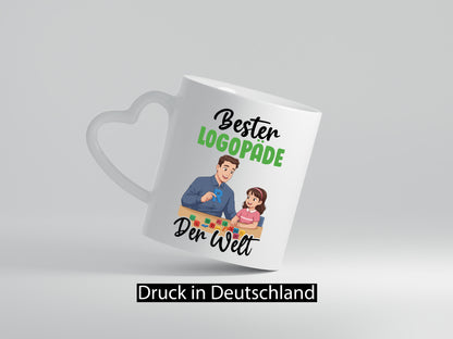Bester Logopäde | Sprachtherapie v2 Geschenkidee Humor Tasse