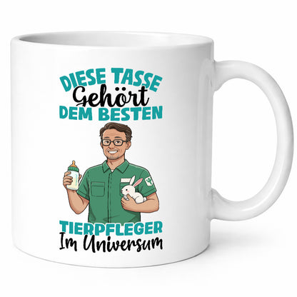 Im Universum: Tierpfleger | Pflegeberuf Tierheim Humor Arbeit Kollegen Büro