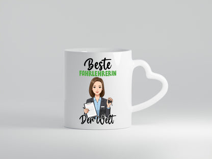 Beste Fahrlehrerin| Fahrschule v2 Geschenk Humor Geschenkidee lustiger Spruch