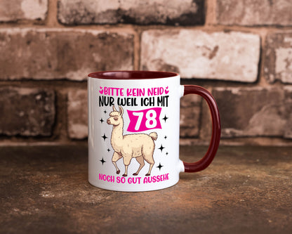 78. Geburtstag | 78 Jahre Lama gut aussehen Geschenk Geschenkidee lustiger