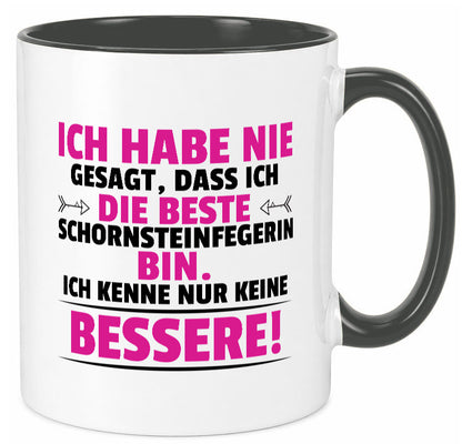 Die Beste Schornsteinfegerin | Kaminkehrer Handwerk lustig Humor Geschenkidee
