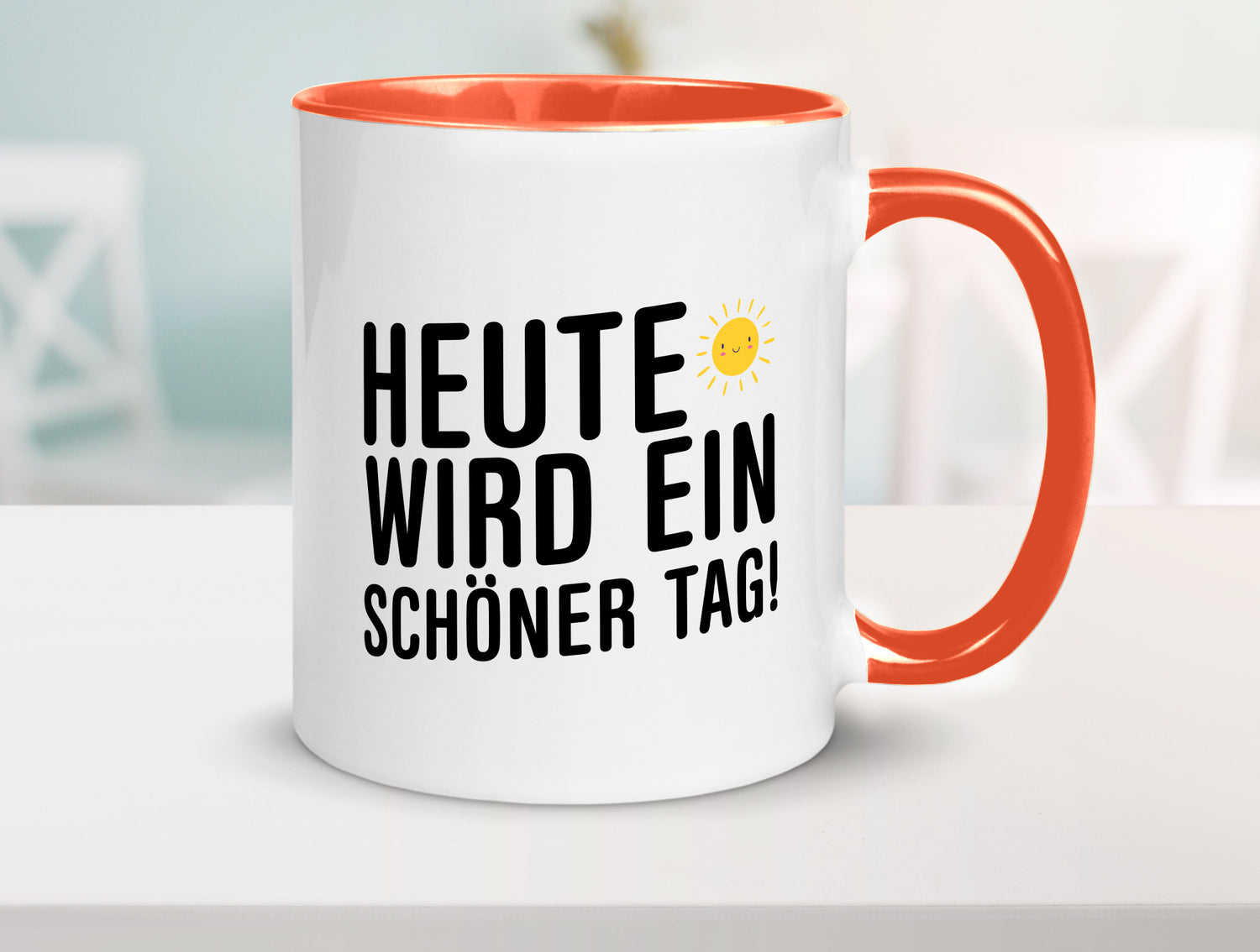 Heute wird ein schöner Tag | Motivation Positive Gedanken lustig Humor
