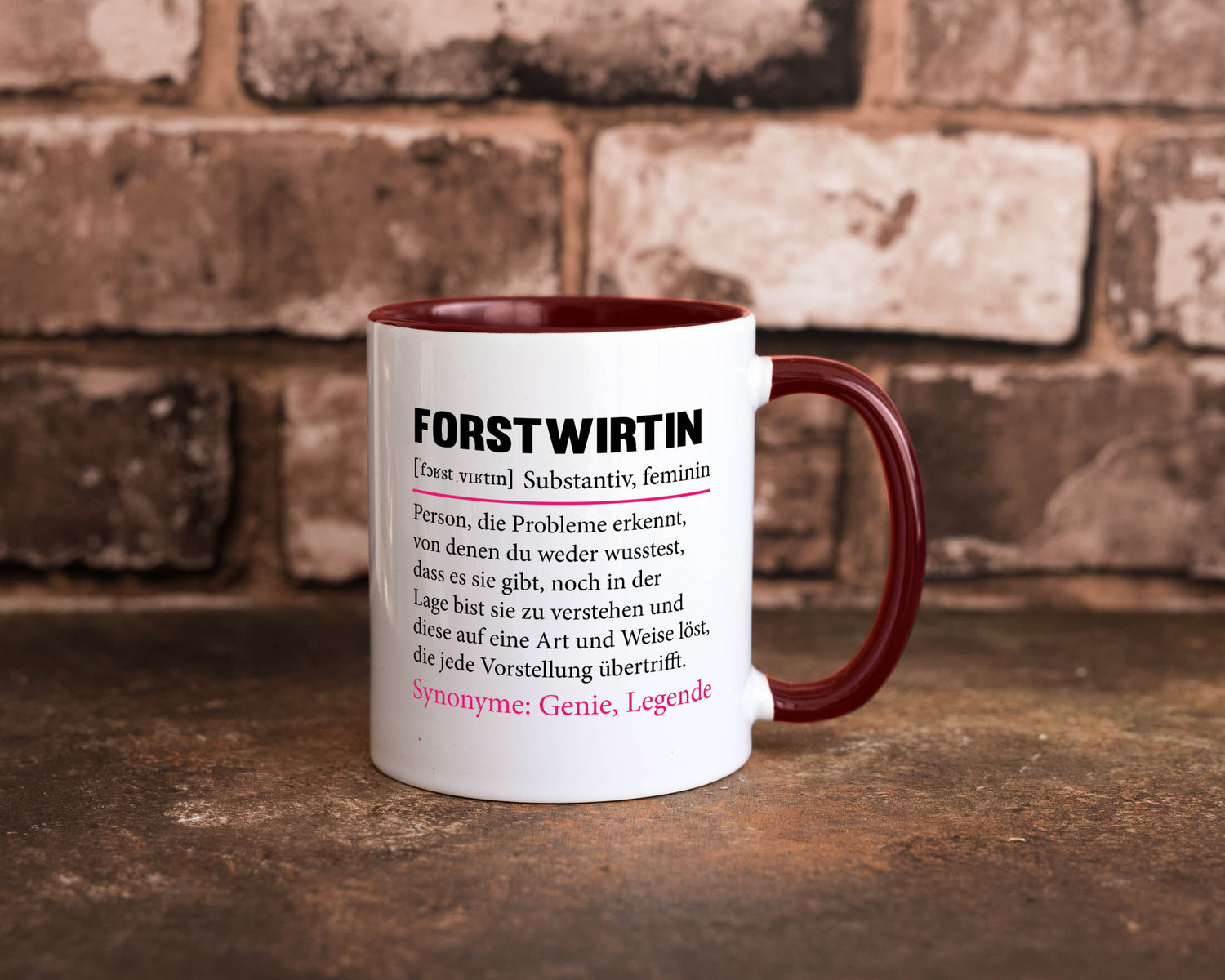 Forstwirtin | Beruf Spruch Forst Wirtin Humor Arbeit Kollegen Büro Geschenkidee