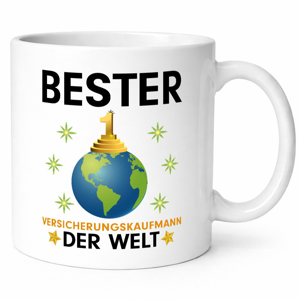 Welt Bester Versicherungskaufmann | Kaufmann Humor Geschenkidee Tasse