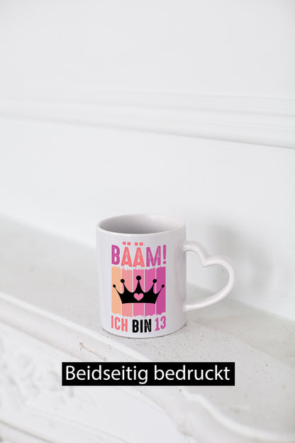 13. Geburtstag | 13 Jahre Bääm ich bin Krone lustig Geschenkidee Geschenk Tasse