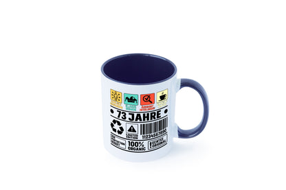 73. Geburtstag | 73 Jahre Humor Limited Edition Geschenkidee Tasse