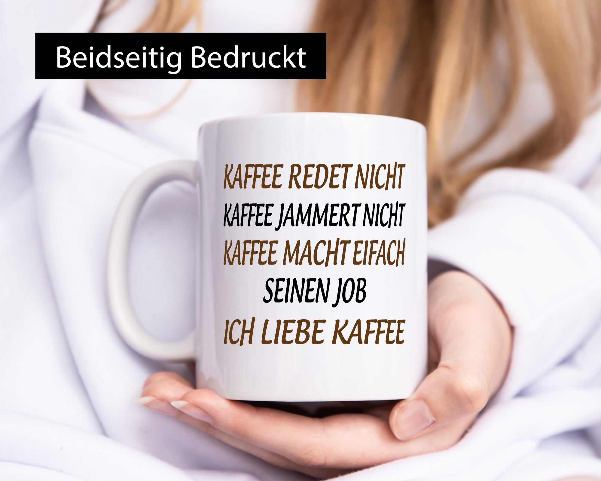 Kaffee jammert nicht | ich liebe lustig Humor Geschenkidee Geschenk Tasse