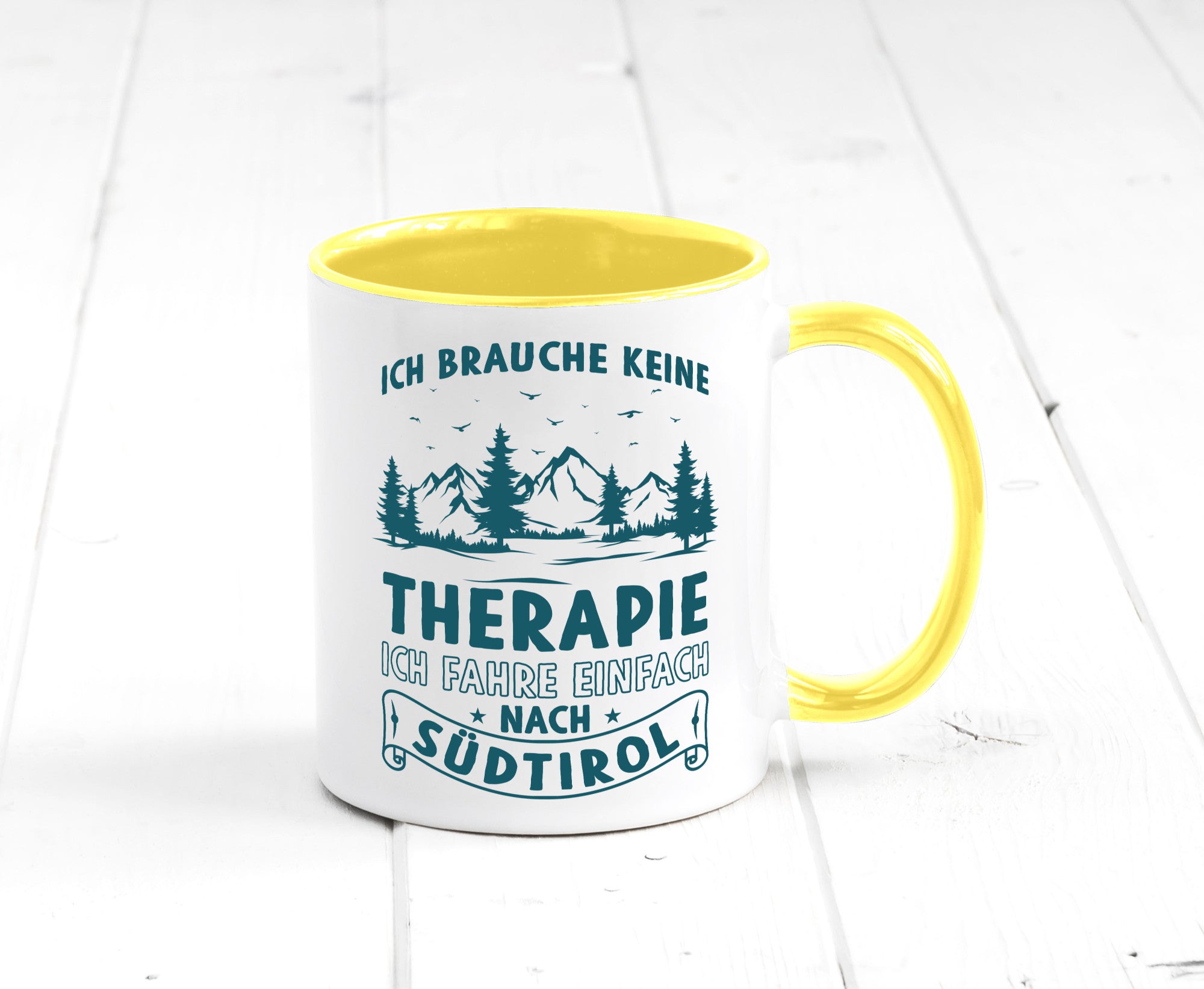 Keine Therapie, ich muss nach Südtirol | Berge Wald Geschenkidee Humor Tasse