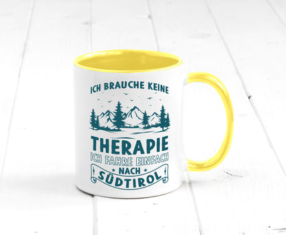 Keine Therapie, ich muss nach Südtirol | Berge Wald Geschenkidee Humor Tasse