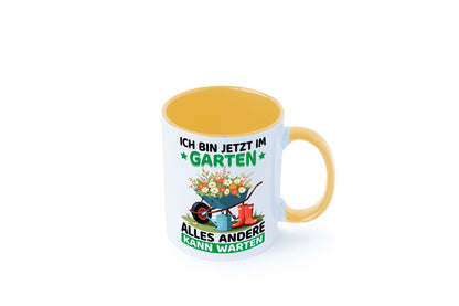 Im Garten alles andere kann warten | Gärtner Gartenarbeit Geschenk Arbeit