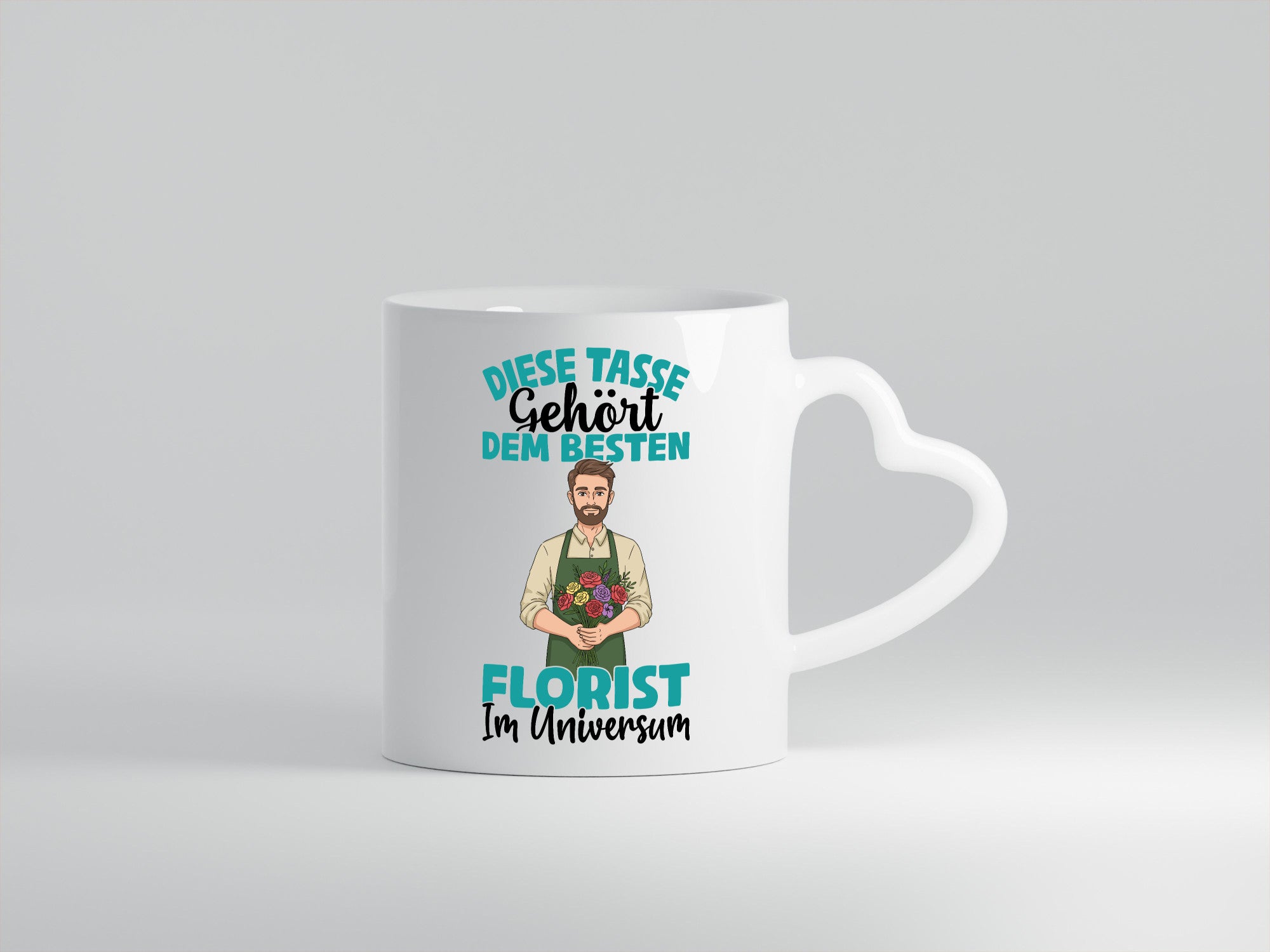 Im Universum: Florist | Blumen Verkäufer Geschenkidee Humor Tasse
