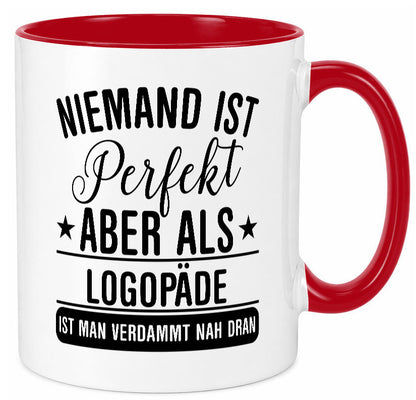 Verdammt nah dran: Logopäde | Sprachtherapie lustig Humor Geschenkidee Geschenk