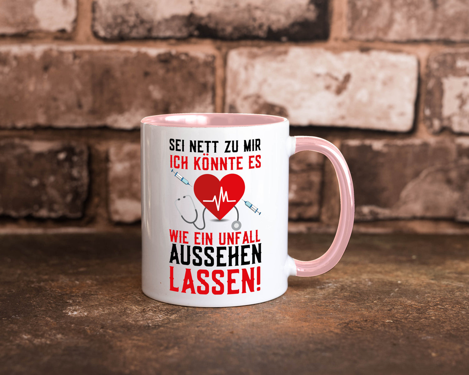 Sei nett zu mir | Krankenschwester Arzt Klinik Spritze v2 lustig Humor