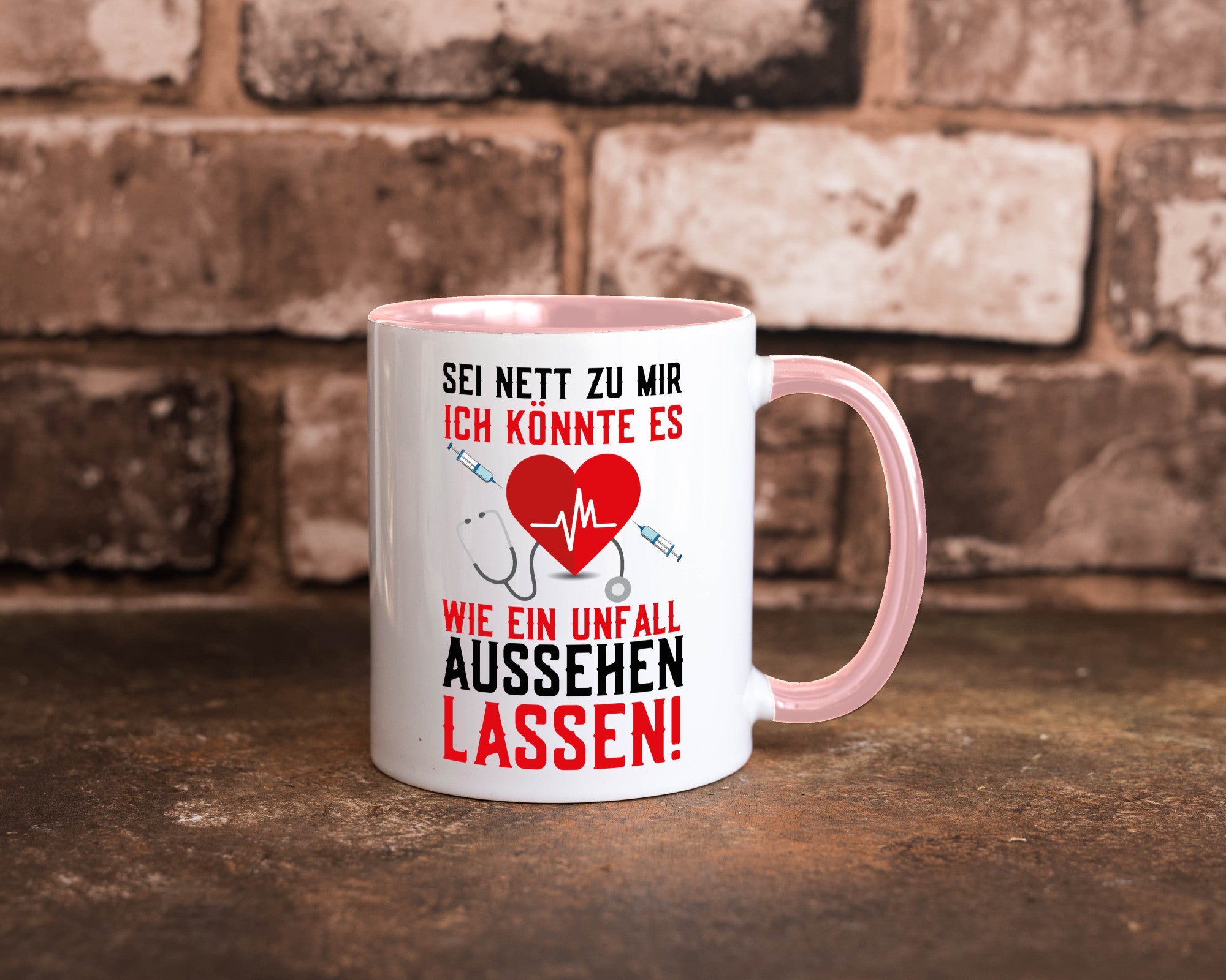 Sei nett zu mir | Krankenschwester Arzt Klinik Spritze v2 lustig Humor