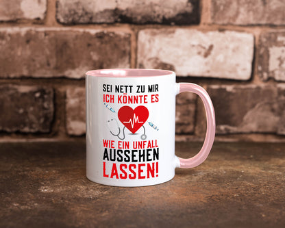 Sei nett zu mir | Krankenschwester Arzt Klinik Spritze v2 lustig Humor