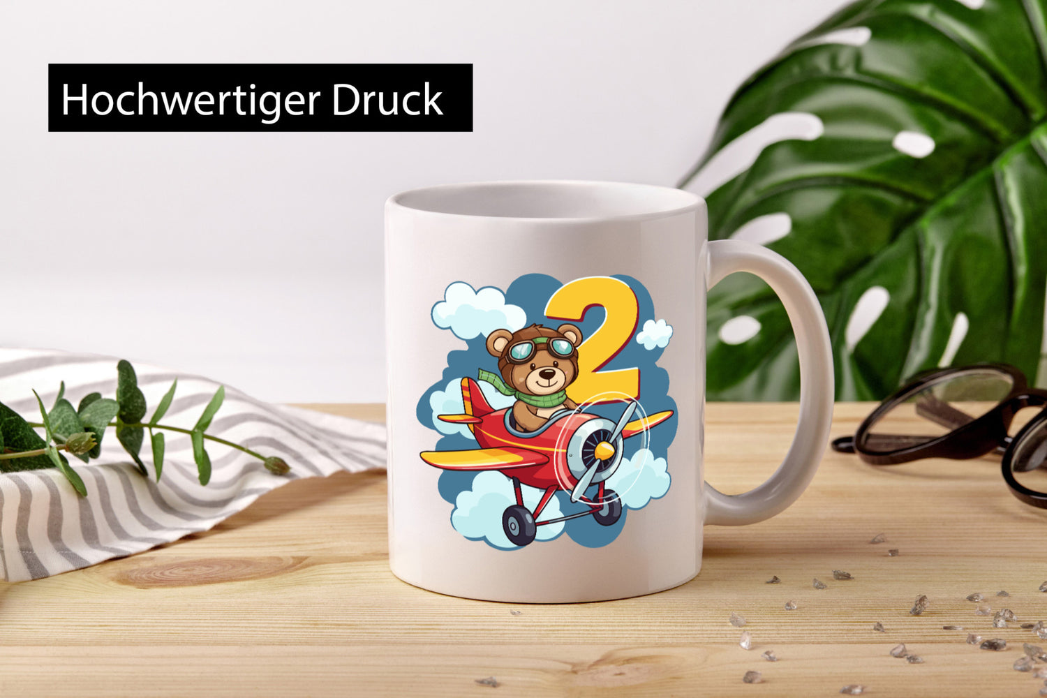 2. Geburtstag | 2 Jahre Kinder Pilot Flugzeug lustiger Spruch Geschenk