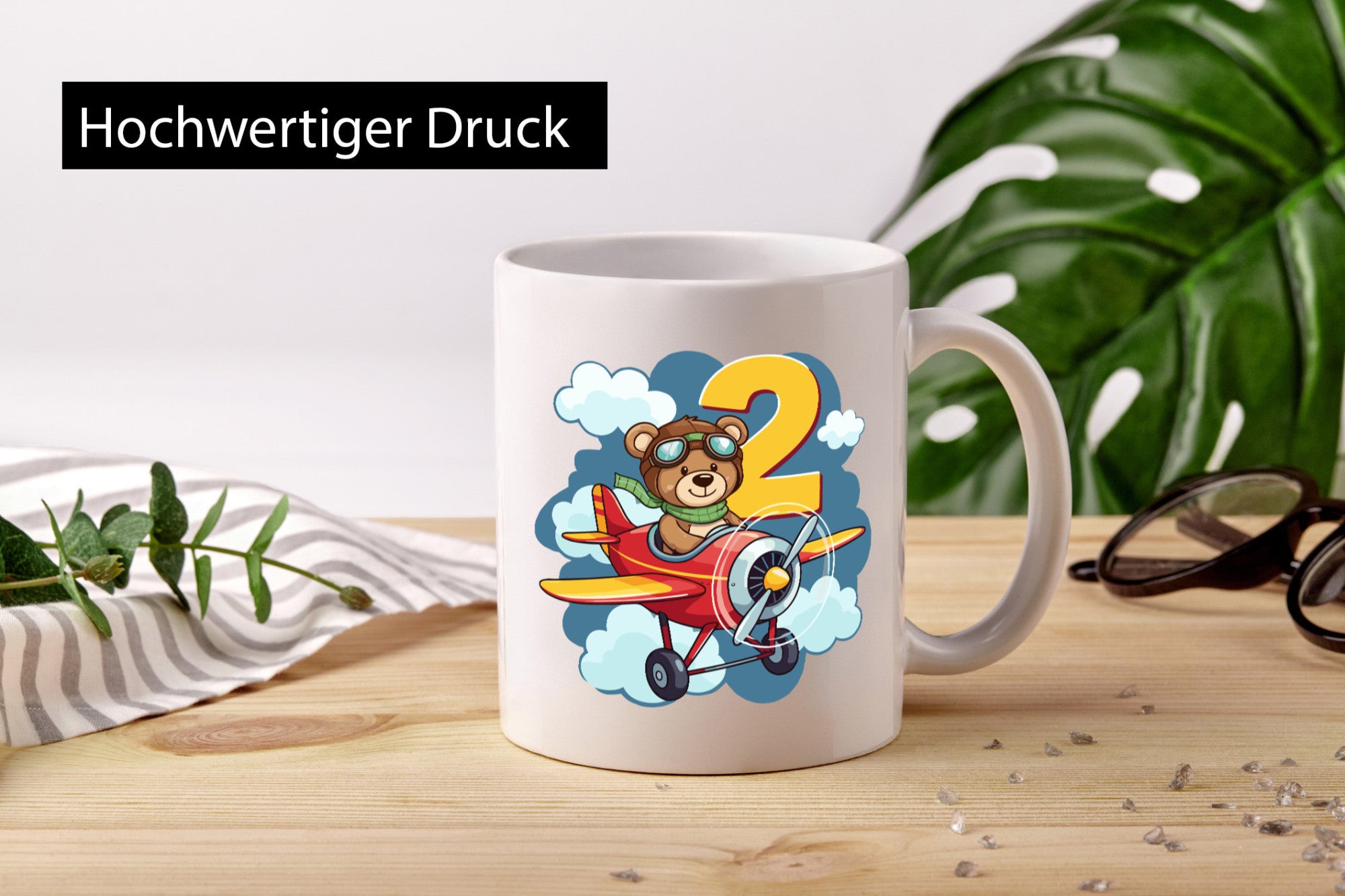 2. Geburtstag | 2 Jahre Kinder Pilot Flugzeug lustiger Spruch Geschenk