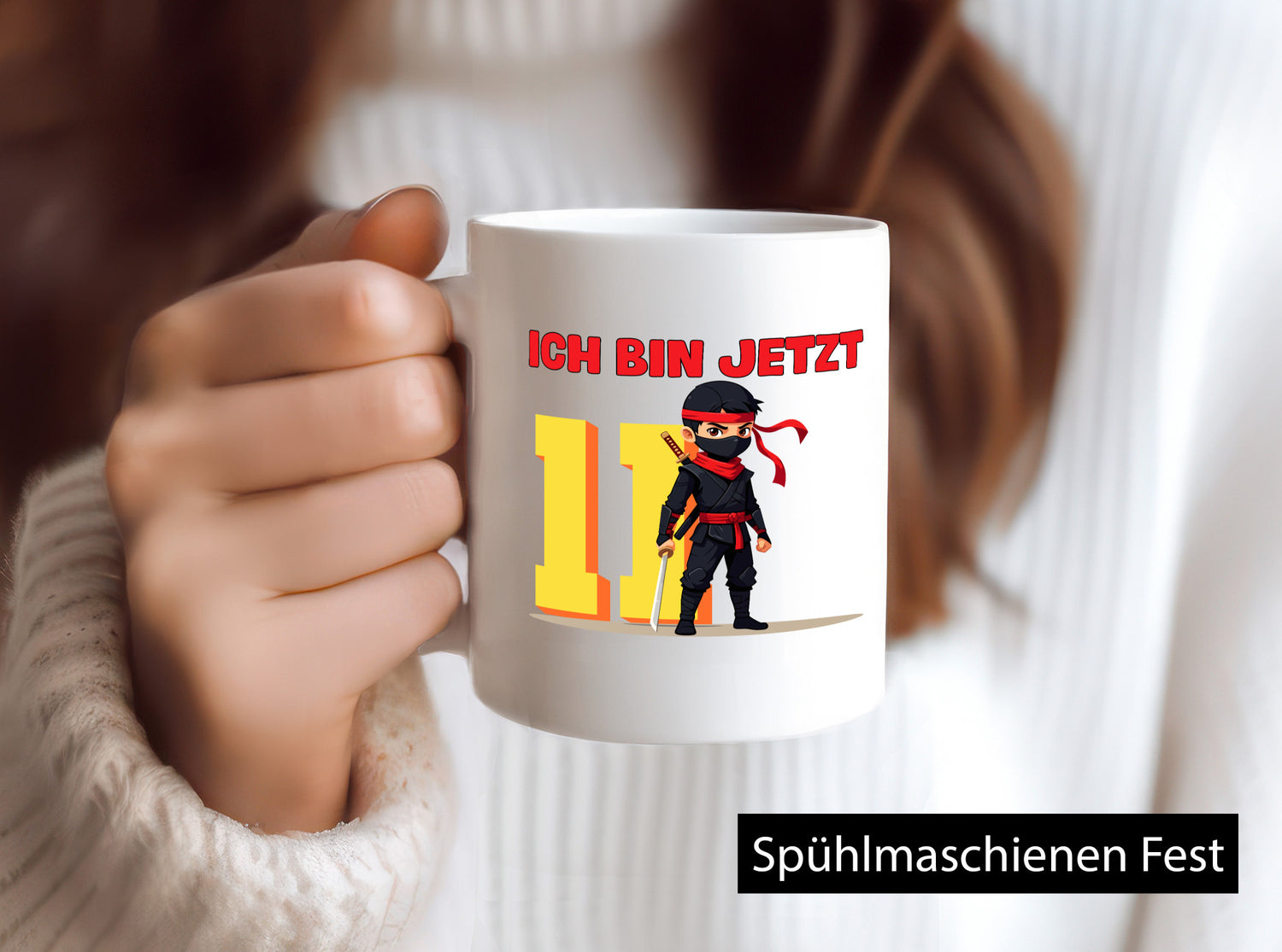 11. Geburtstag | 11 Jahre Ninja Kinder Geschenk Geschenkidee lustiger Spruch