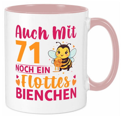 71. Geburtstag | Flottes Bienchen 71 Jahre Geschenk Geschenkidee lustiger Tasse