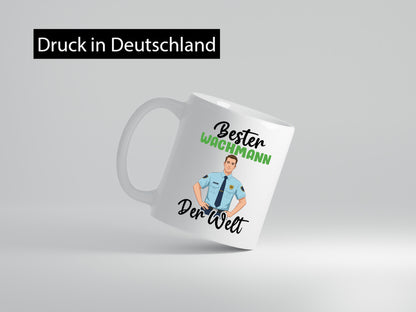 Bester Wachmann | Wachpersonal Nachtwächter v2 Geschenk Humor Geschenkidee