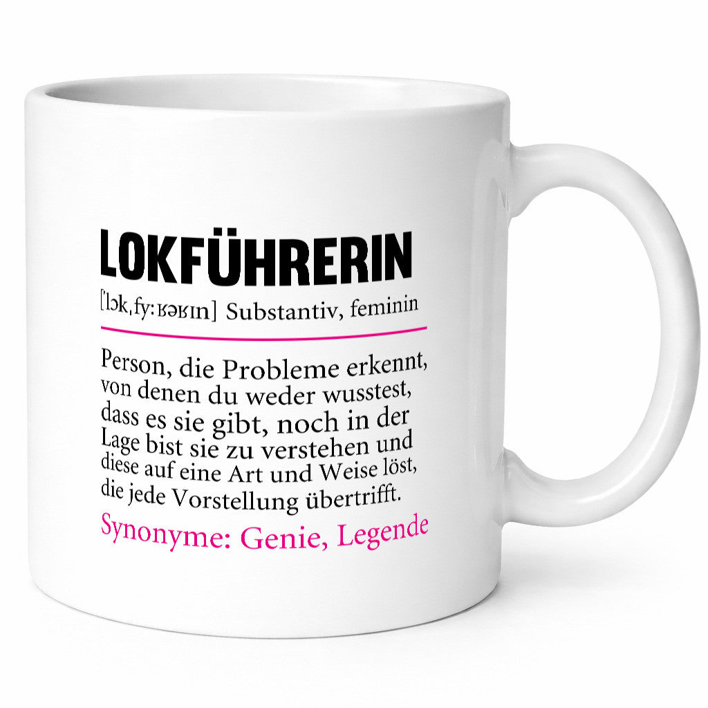 Lokführerin | Spruch lustig Zug Beruf Geschenk Arbeit Kollegen Büro lustiger