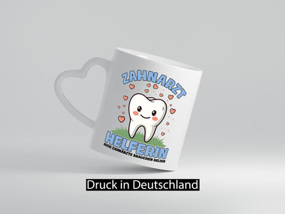 Zahnarzthelferin | Helding Zahnarztpraxis Humor Geschenkidee Tasse