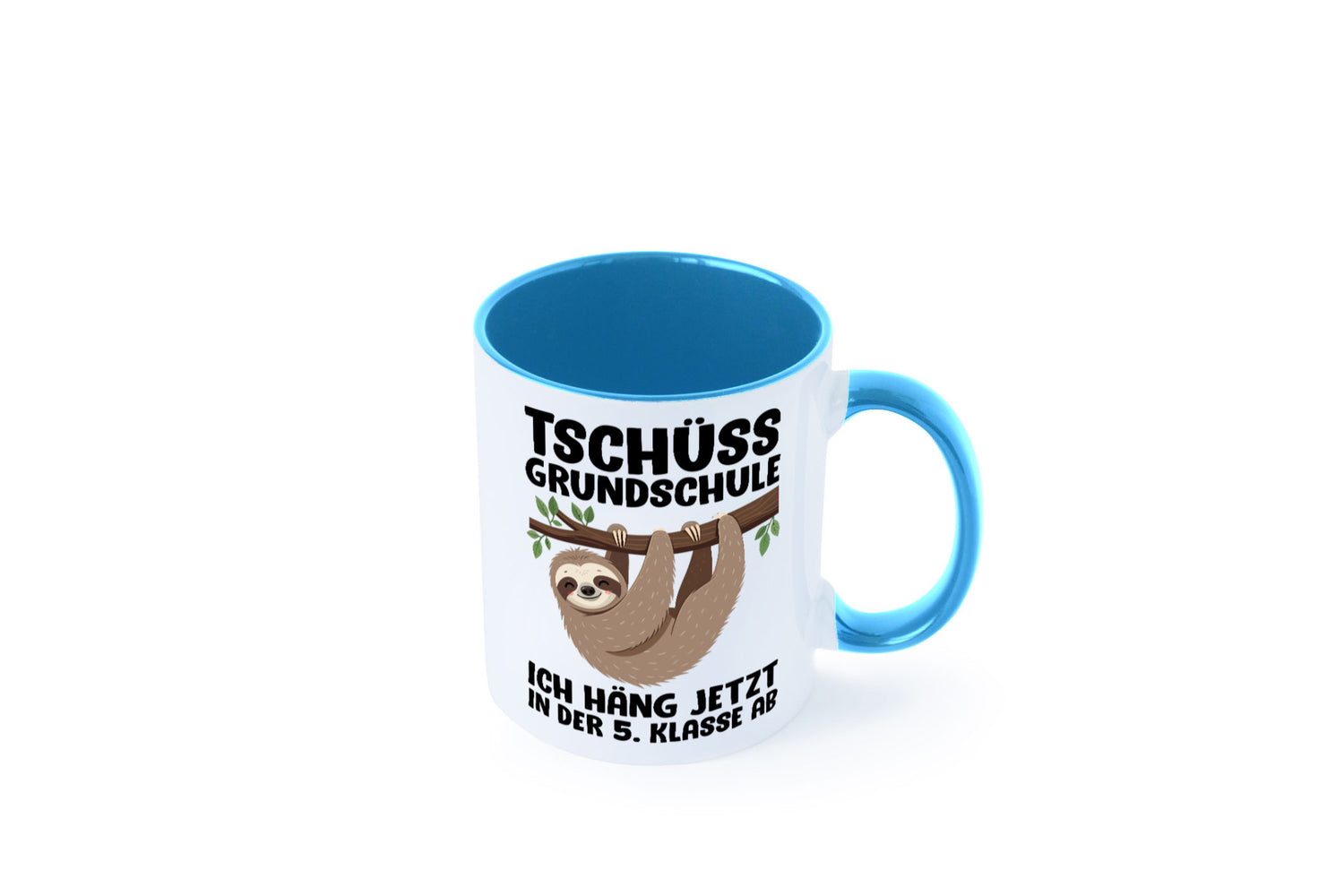 Tschüss Grundschule ich häng jetzt in der 5. Klasse ab Humor Geschenkidee Tasse