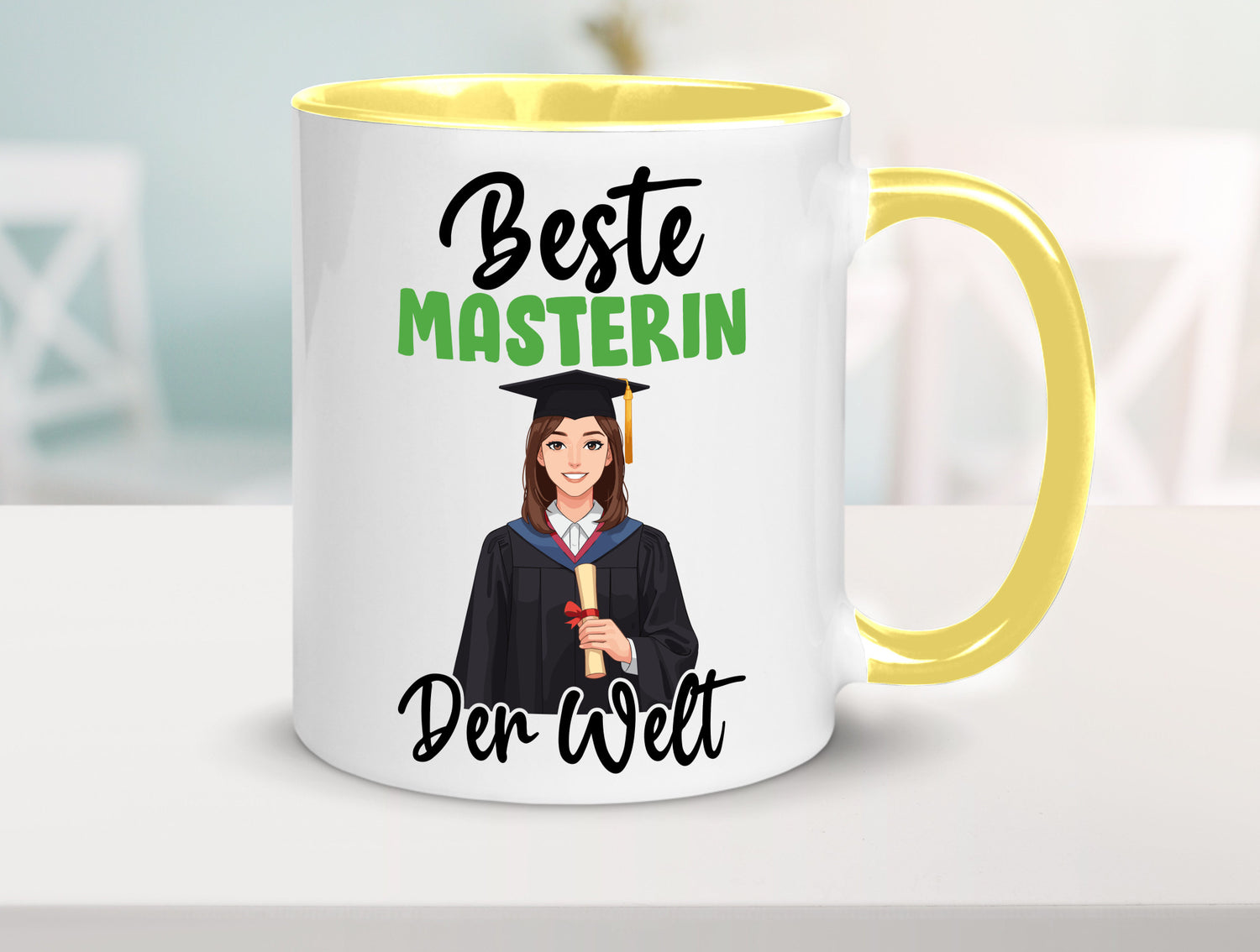 Beste Masterin | Student Uni Studium Humor Geschenkidee Tasse