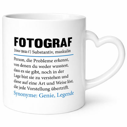 Fotograf | Beruf Fotografie Kamera Geschenkidee Arbeit Kollegen Büro Humor Tasse