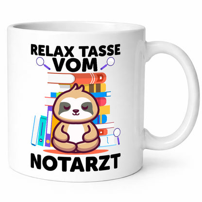 Relax Tasse: Notarzt | Arzt Geschenk Humor Geschenkidee lustiger Spruch Tasse
