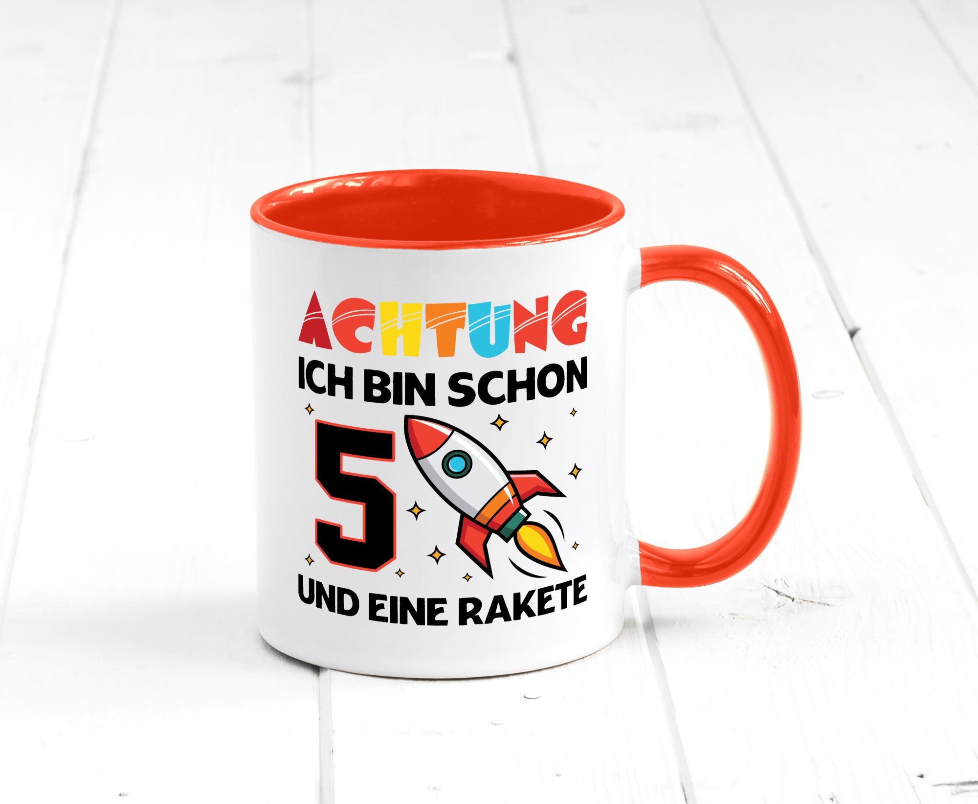 5. Geburtstag | Rakete Weltraum 5 Jahre Galaxy lustig Geschenkidee Geschenk
