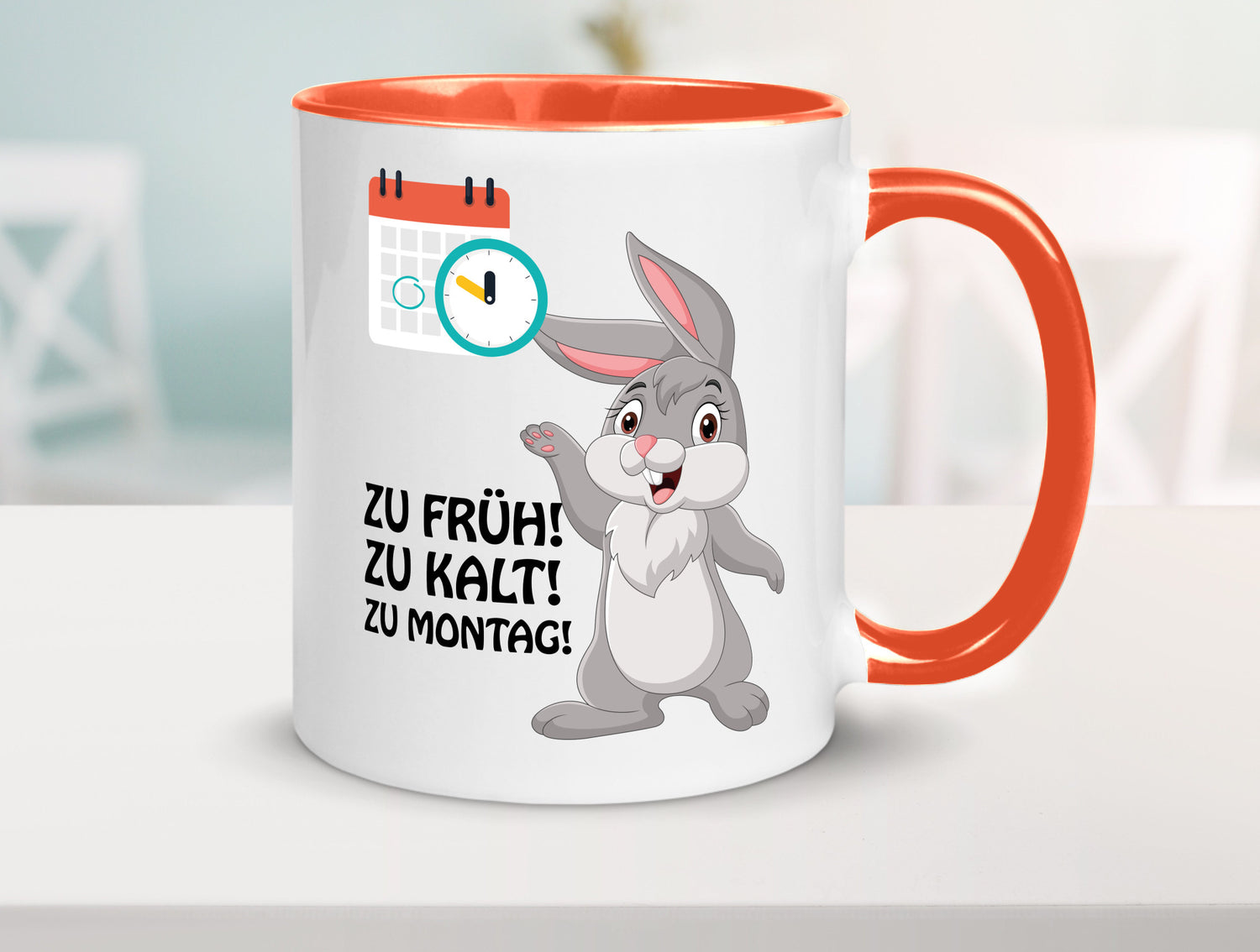 Kalter Montag Geschenkidee Humor Tasse