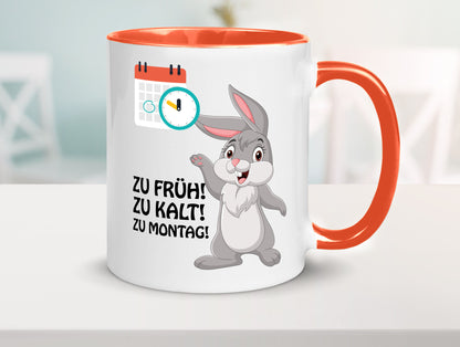 Kalter Montag Geschenkidee Humor Tasse