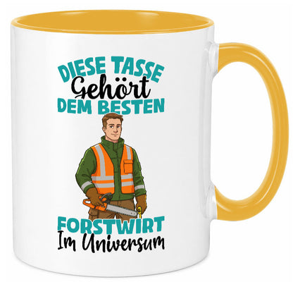 Im Universum: Forstwirt | Waldarbeiter lustig Arbeit Kollegen Büro Geschenk