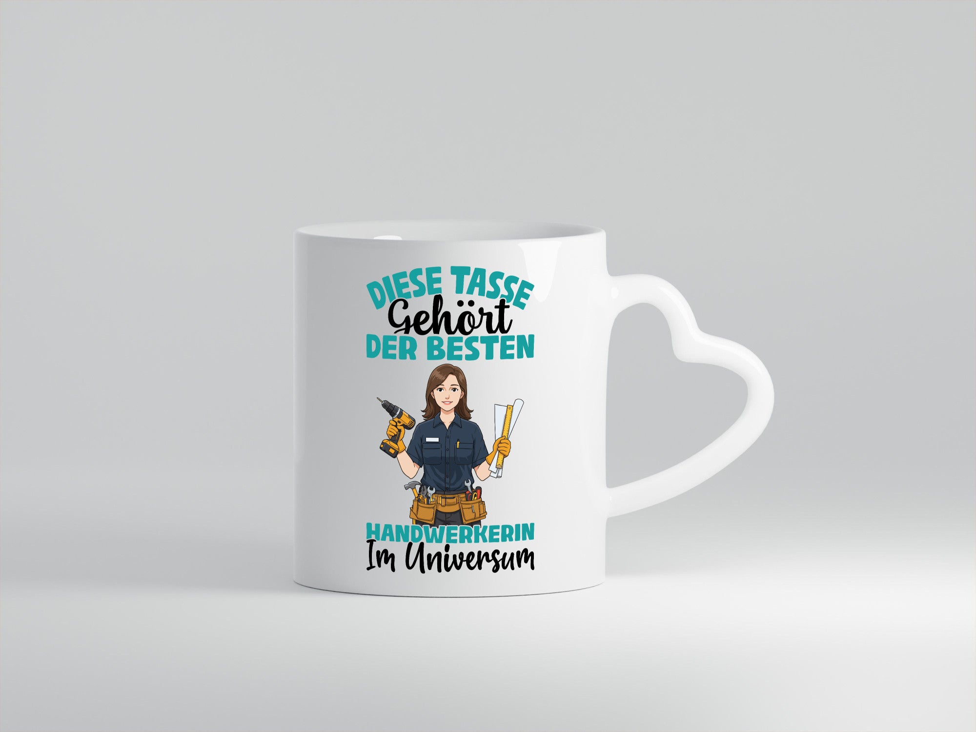 Im Universum: Handwerkerin | Handwerkerinnen lustiger Spruch Geschenk Humor