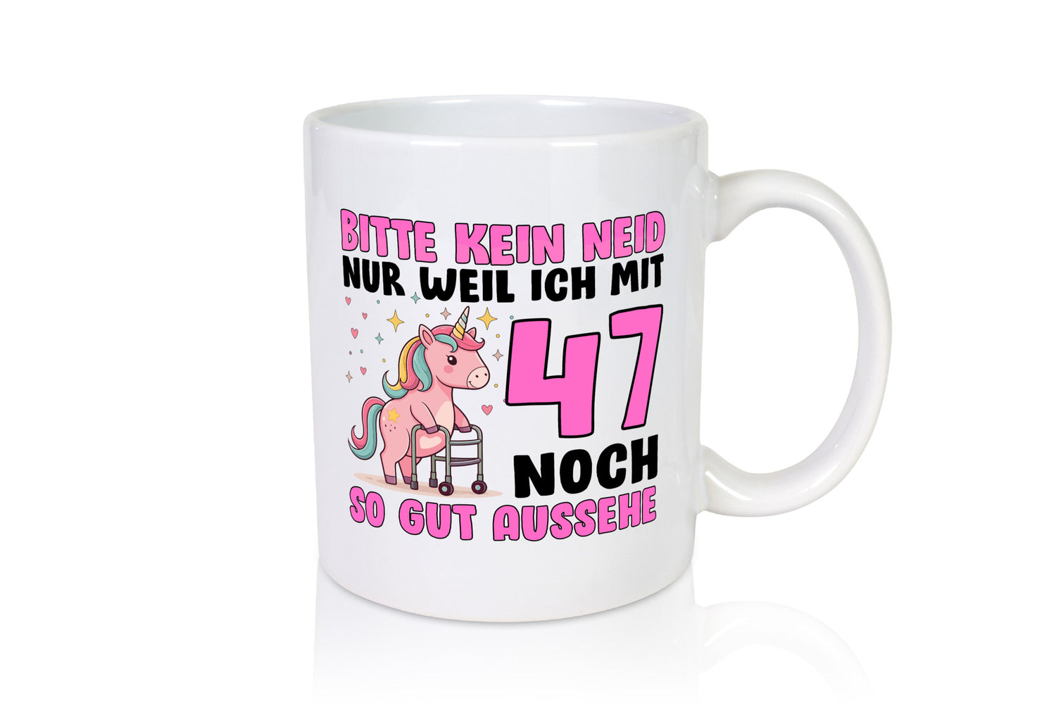 47. Geburtstag | 47 Jahre Mit noch so gut aussehen Humor Geschenkidee Tasse